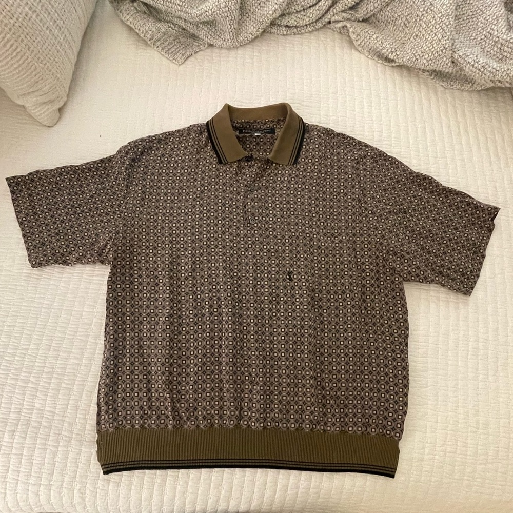 Vintage Yves Saint Laurent Silk Polo